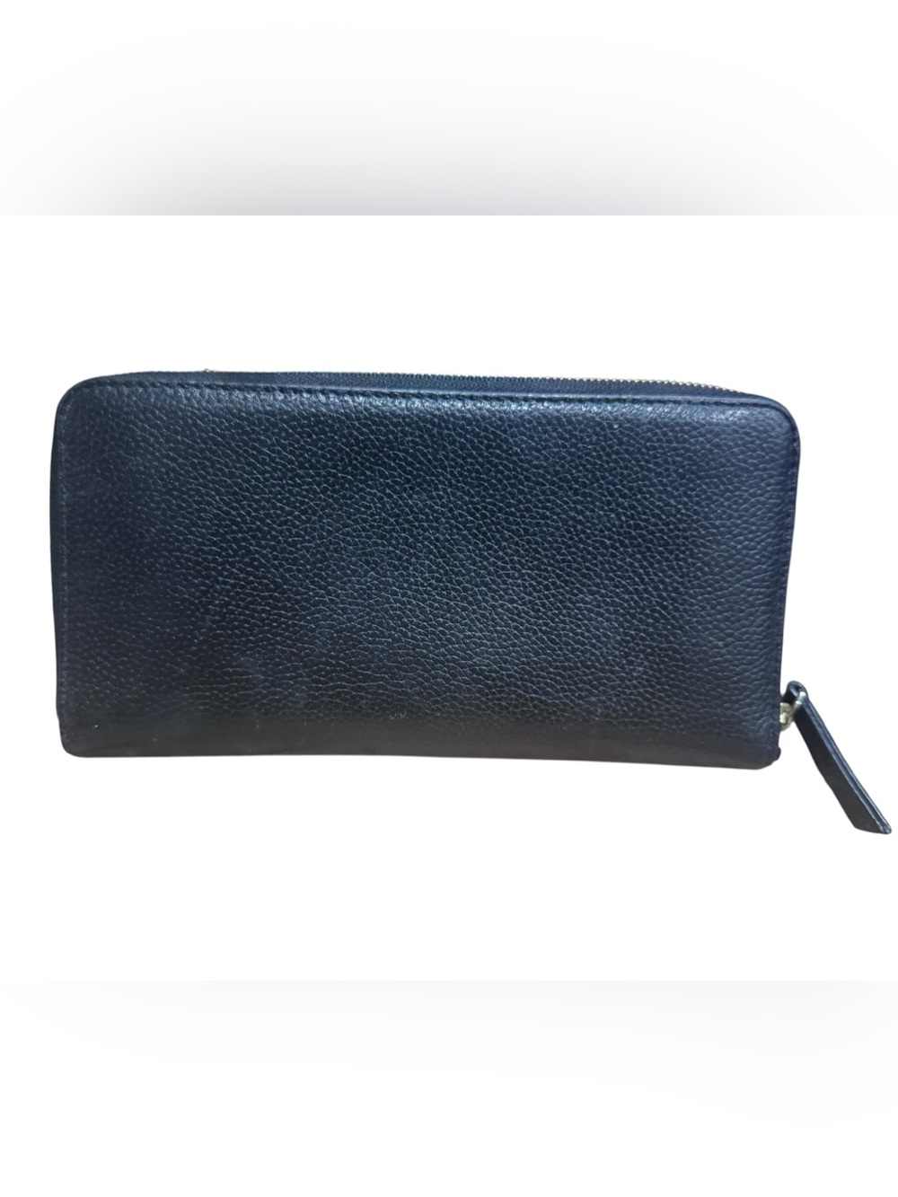 Nordstrom Genuine Leather Black Zip-Around Leather Wallet